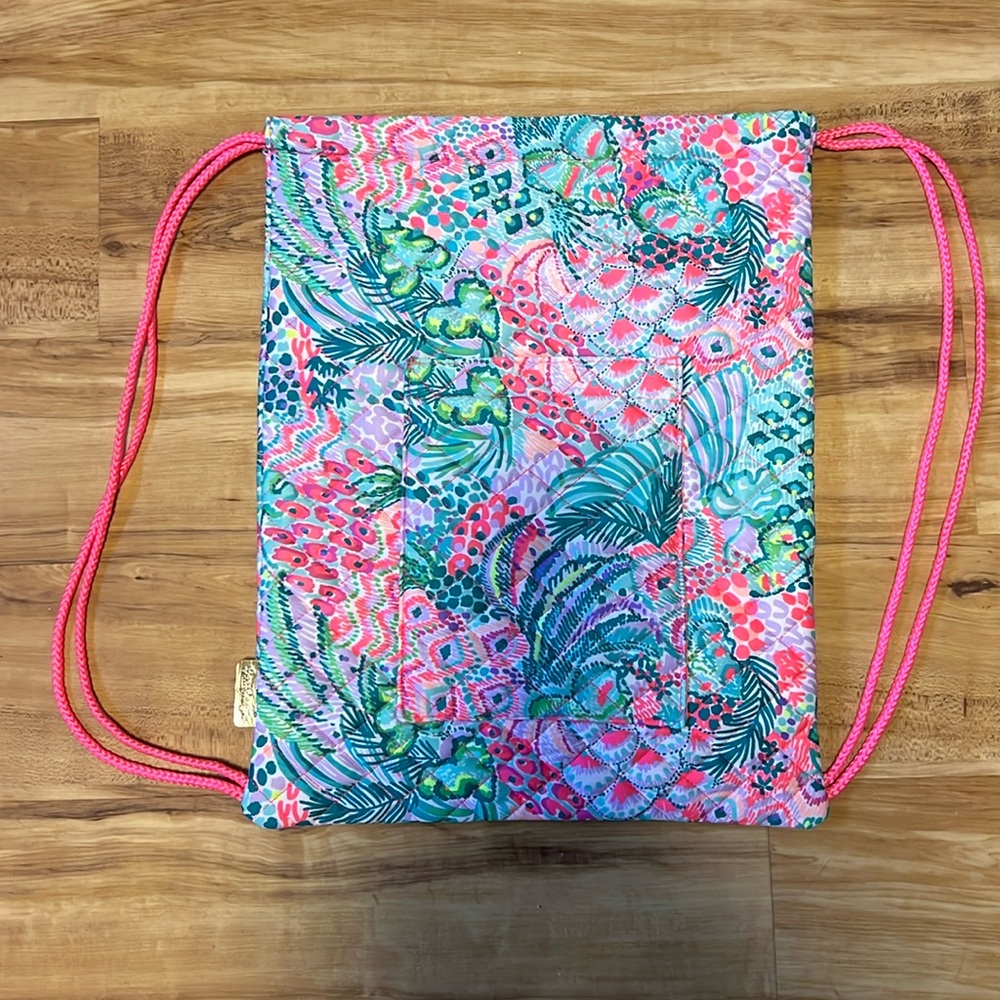 NWOT Lilly Pulitzer quilted fabric bag